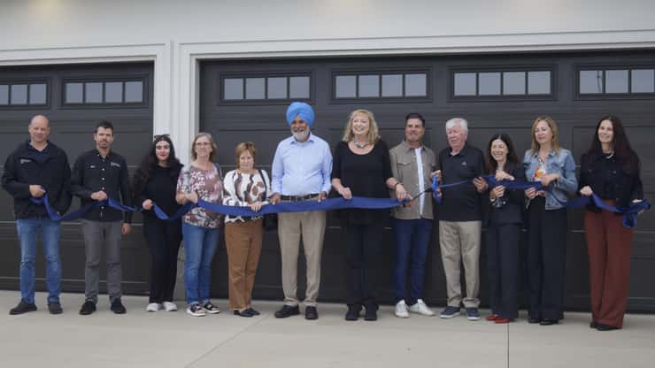 Ribbon cutting for the Dream Home in Camlachie. October 1, 2026. (Photo by Natalia Vega) 