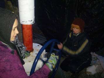 Enbridge protest. December 21, 2015 (Courtesy of photographer Michael Roy)