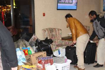 Syrian families prepare to move to permanent homes in Windsor, January 15, 2016.  (Photo by Adelle Loiselle)