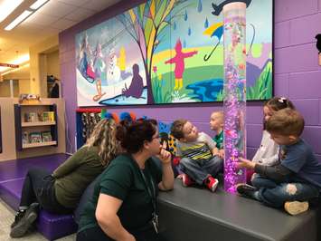 Children play in the new Smilezone at Pathways Health Centre for Children. February 4, 2019 Photo by Melanie Irwin