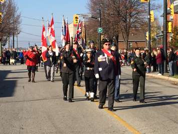 Sarnia Remembrance Day Parade on Wellington St. (BlackburnNews.com 
 file photo by Briana Carnegie)