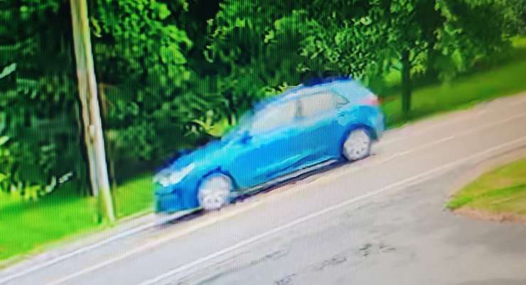 A vehicle of interest in a home invasion in West Perth, July 12, 2025. Photo provided by Perth OPP.