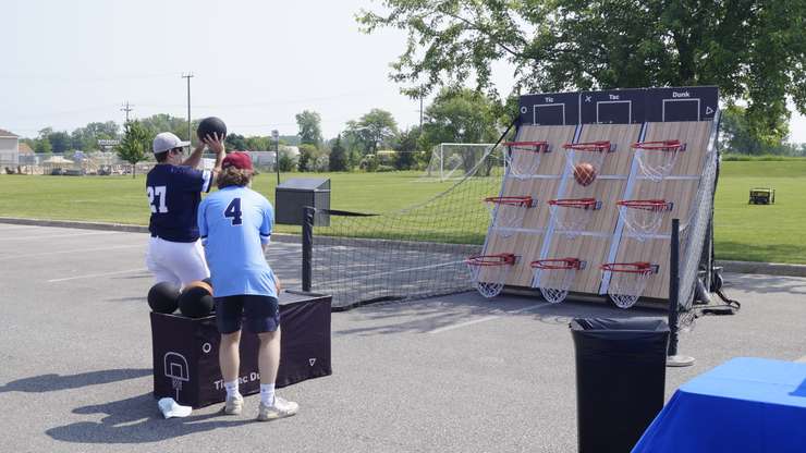 Games at Lambton College Foundation's campaign launch. June 20, 2023. (Photo by Natalia Vega)