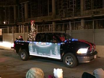 The Chatham Santa Claus  Parade progresses through downtown Chatham, November 14, 2014. (Photo by Mike James)