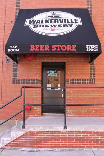 Walkerville Brewery on Argyle St. in Windsor, February 2015. (Photo by Mike Vlasveld)