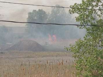 Multiple grass fires in Chemical Valley May 21, 2015 (Photo courtesy of Tori Spanton)