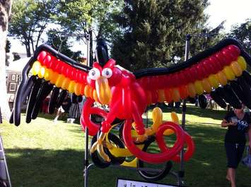 Elaborate Bird Structure from Grand Bend Flea Market 2013 (Photo courtesy of Chris Deacon via Facebook)