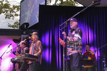 The Beach Boys perform their greatest hits in front of a huge crowd at Tecumseh Park in Chatham, August 8, 2015. (Photo courtesy of Amanda Thibodeau)