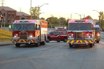 Windsor Fire and Rescue vehicles. Blackburn News file photo.