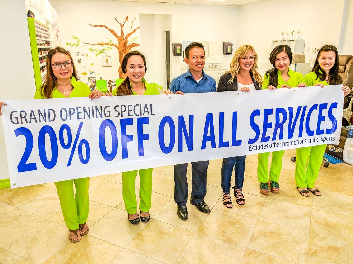 Fantasy Nails Plus grand opening. (Photo courtesy of Economic Development Services, Municipality of Chatham-Kent).