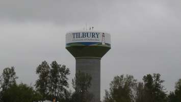 The Tilbury water tower. (BlackburnNews.com file photo by Dave Richie)