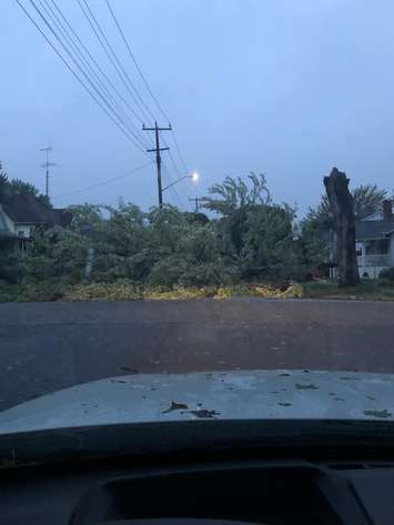 September 22, 2021 Storm Damage. Submitted photo.