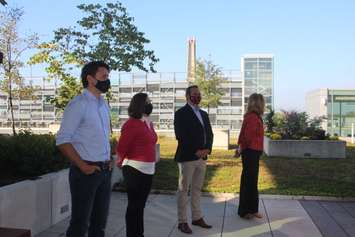 Liberal leader Justin Trudeau makes campaign stop in Windsor, September 17, 2021. (Photo by Maureen Revait)