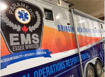 A trailer operated by Essex-Windsor EMS. Photo provided by Hotel-Dieu Grace Healthcare.