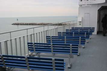 The Pelee Islander II, April 5, 2019. Photo by Mark Brown/Blackburn News.