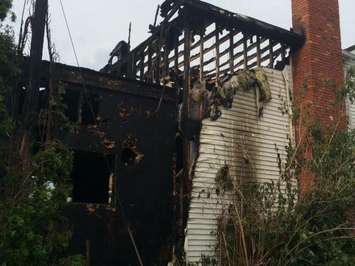 Murphy Rd. House Fire June 25, 2015. BlackburnNews.com photo by Aaron Zimmer.