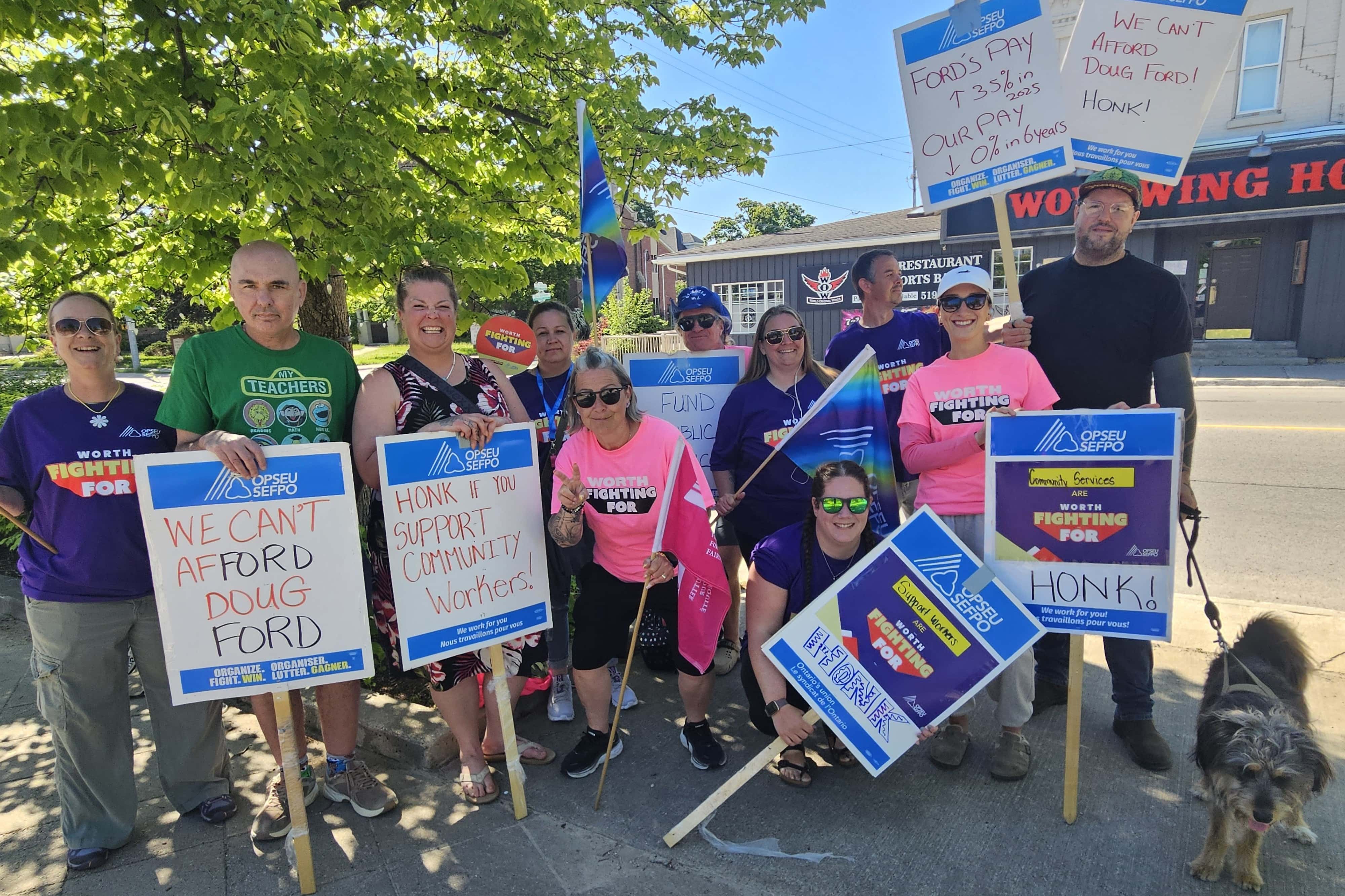 Community services unions want wages owed from Bill 124