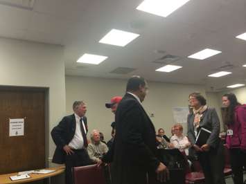 Lakeshore Council holds a special meeting regarding a zoning amendment to regulate medical marijuana and hemp production operations on November 4, 2014. (Photo by Ricardo Veneza)