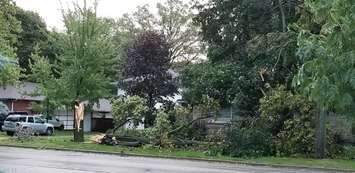 September 22, 2021 Storm Damage. Submitted photo.