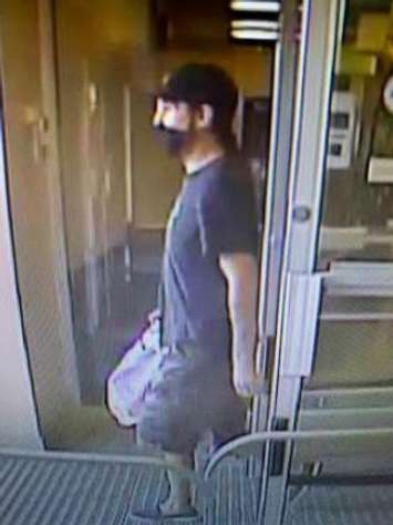 Police look to identify this man as part of a fraud investigation. September 10, 2020. (Photo courtesy of CKPS)