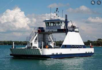 Walpole Island ferry. (Photo via Walpole Algonac Ferry Ltd)