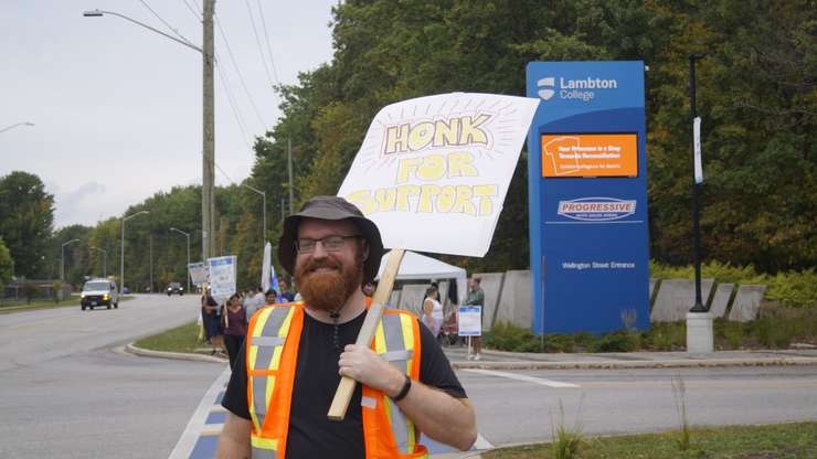 Local 124 Vice President Jonathan Lawrence. September 24, 2025. (Photo by Natalia Vega)