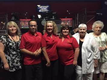 Members of The Deker Bauer  Foundation for Suicide Prevention, community fund, charitable association and Jackpot City. July 20, 2016 BlackburnNews.com photo by Melanie Irwin
