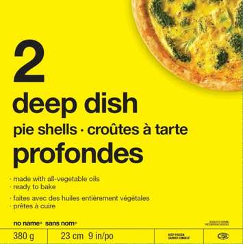 no name - Deep Dish Pie Shells (Photo courtesy of the Canadian Food Inspection Agency)