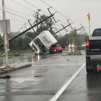 The aftermath of a tornado that touched down in the Ottawa area, September 21, 2018. (Photo courtesy of Edith Lalonde via Twitter)