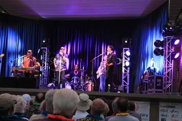 The Beach Boys perform their greatest hits in front of a huge crowd at Tecumseh Park in Chatham, August 8, 2015. (Photo courtesy of Amanda Thibodeau)