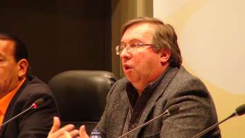 Lambton-Kent-Middlesex Green Party Candidate Jim Johnston, October 7, 2015 (Photo by Jake Kislinsky)