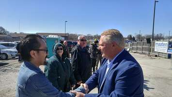 Doug Ford meeting with Sarnia-Lambton residents April 20, 2018. (Photo by Colin Gowdy, BlackburnNews)