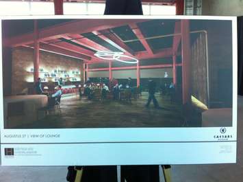 An artist rendering for the Augustus 27 event room at Caesars Windsor. (Photo by Mike Vlasveld) 