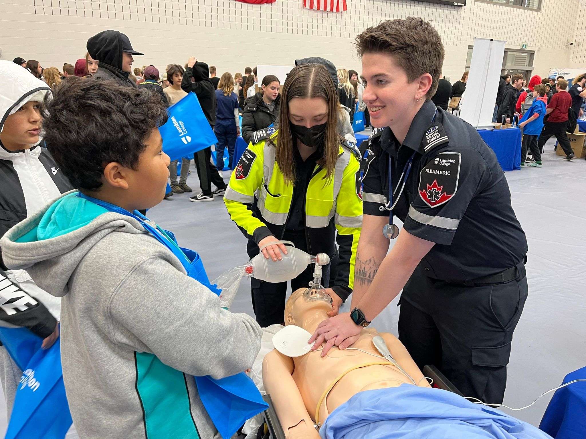 Lambton College welcomes young students to health and wellness fair
