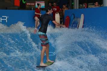 The Flowrider in Adventure Bay Family Water Park, July 20, 2016. (Photo by Maureen Revait)