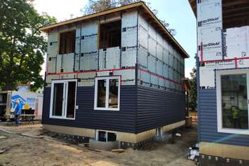 Habitat for Humanity Sarnia-Lambton homes under construction on College Avenue in Sarnia. October, 2021 Photo courtesy of Trevor Taylor.
