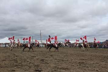 The Canadian Cowgirls performing on the last day of the 2018 IPM. September 22, 2018. (Photo by Natalia Vega).
