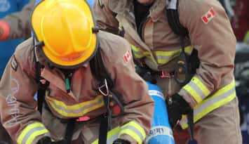 Lambton College FireFit competitors at Western Ontario Regional. July 2024. (Photo courtesy of Lambton College)