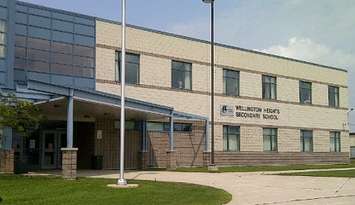 Wellington Heights Secondary School in Mount Forest. (BlackburnNews.com stock photo by Ryan Drury)