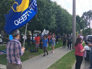 Public school teacher unions in the Windsor area have been told there will be cuts over the next 4 years because of larger class sizes. June 18, 2019. (Photo by Paul Pedro)