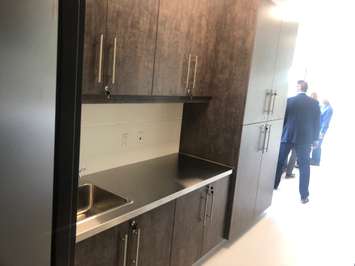 Inside the new animal shelter in Chatham. May 23, 2019. (Photo courtesy of Sophie Marvell and Kiana Mailloux)