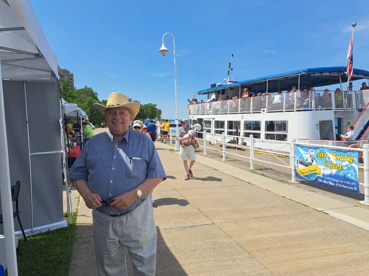 MPP Bob Bailey at the Sarnia seniors cruise. June 29, 2026. (Photo by Natalia Vega)
