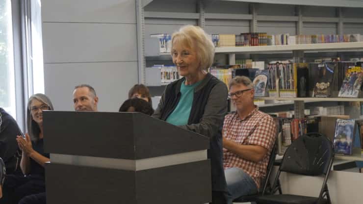 Allison Richards, former owner of the Stones ‘N Bones Museum. September 10, 2026. (Photo by Natalia Vega)