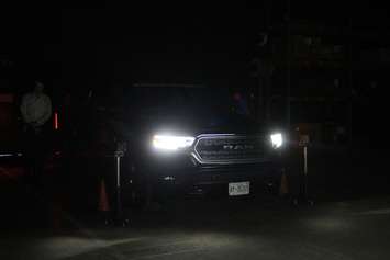 Headlight testing at the FCA Automotive Research and Development Centre. (Photo by Maureen Revait)