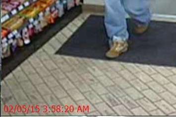 Surveillance photo from Leamington 7-Eleven May 2, 2015 (Photo courtesy OPP)