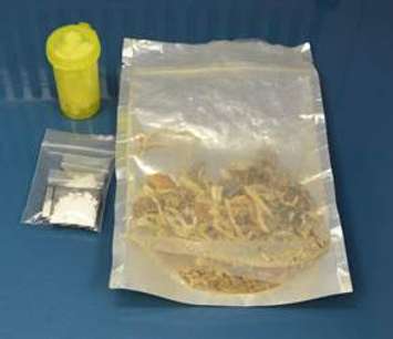 Drugs that were seized after Chatham-Kent police executed a Controlled Drugs and Substances Act warrant in Chatham on June 9, 2020. (Photo courtesy of Chatham-Kent police)