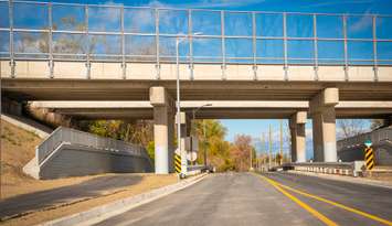 The completed Rapids Parkway extension in Sarnia (Photo courtesy of City of Sarnia)