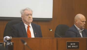 Sarnia Mayor Mike Bradley. November 17, 2025. (Photo by Natalia Vega)