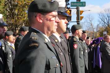 Remembrance Day ceremony at the Cenotaph in Victoria Park in London, November 11, 2016. (Photo by Miranda Chant, Blackburn News.)
