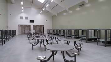 An inmate dormitory within the new Regional Intermittent Centre at the Elgin-Middlesex Detention Centre in London, September 13, 2016. (Photo by Miranda Chant, Blackburn News.)
